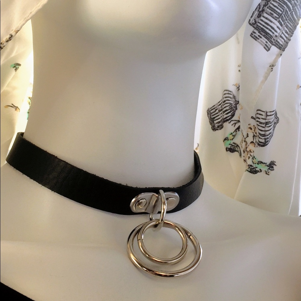 Faux Leather Choker